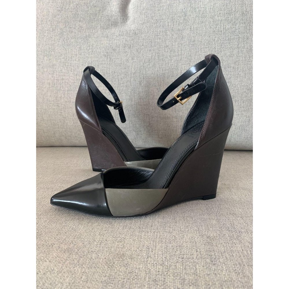 TORY BURCH Colorblock Wedges NEW Sz 8.5